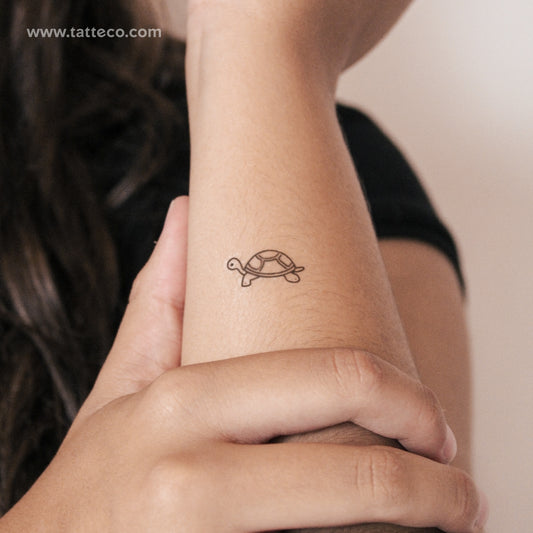 Tortoise Semi-Permanent Tattoo - Set of 2