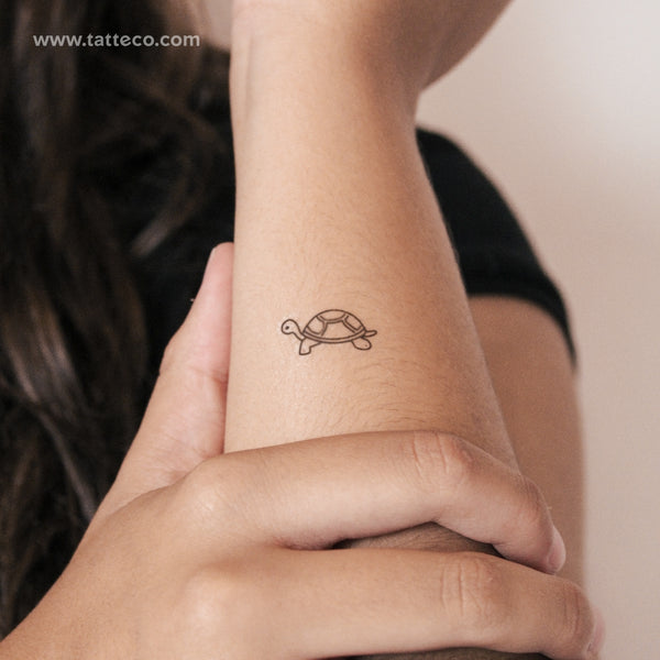 Tortoise Semi-Permanent Tattoo - Set of 2