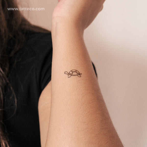 Tortoise Semi-Permanent Tattoo - Set of 2