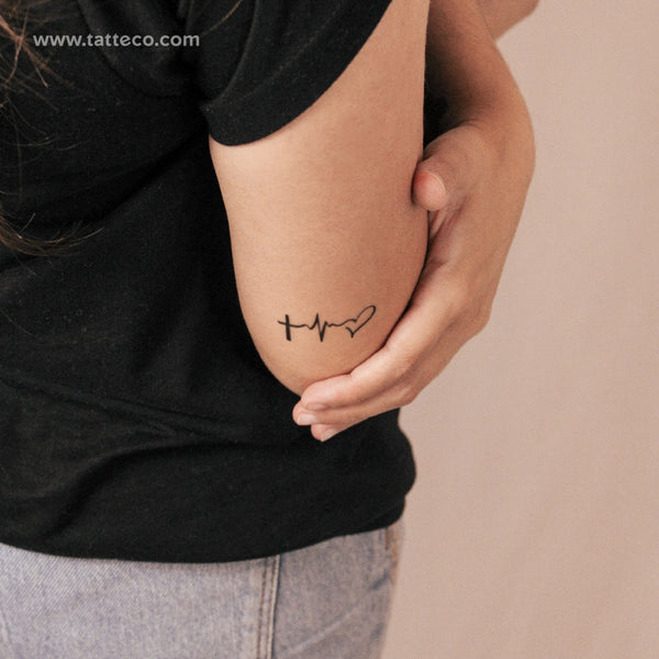 Faith Hope Love Semi-Permanent Tattoo - Set of 2