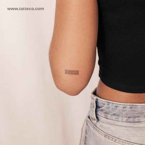 Linear Celtic Knot Semi-Permanent Tattoo - Set of 2