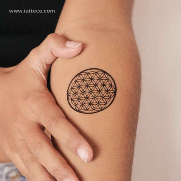 Flower Of Life Semi-Permanent Tattoo - Set of 2