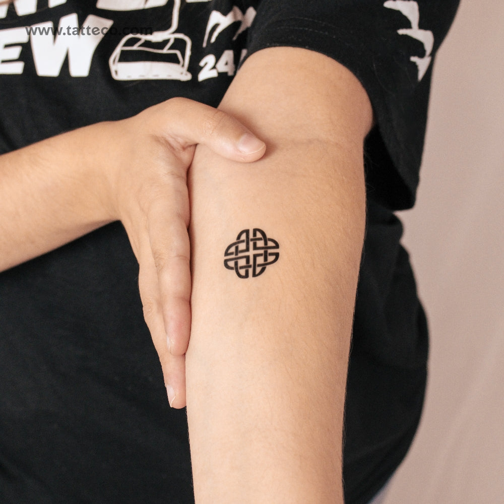 Shield Knot Semi-Permanent Tattoo - Set of 2