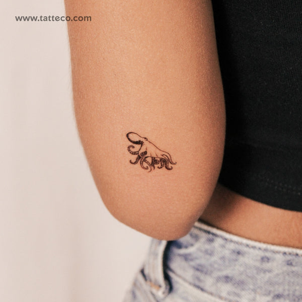 Octopus Semi-Permanent Tattoo - Set of 2