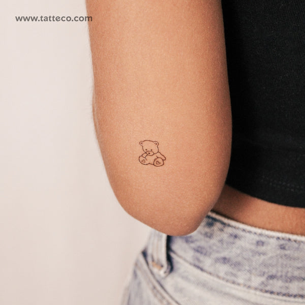Teddy Bear Semi-Permanent Tattoo - Set of 2