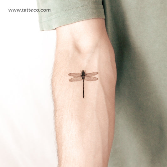 Tatuaje semipermanente de libélula - Juego de 2