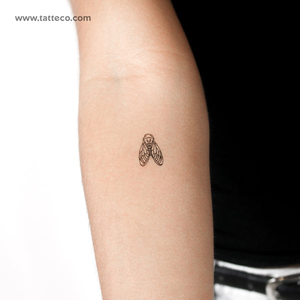 Cicada Temporary Tattoo - Set of 3