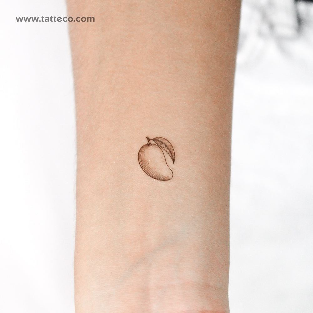 Mango Temporary Tattoo - Set of 3