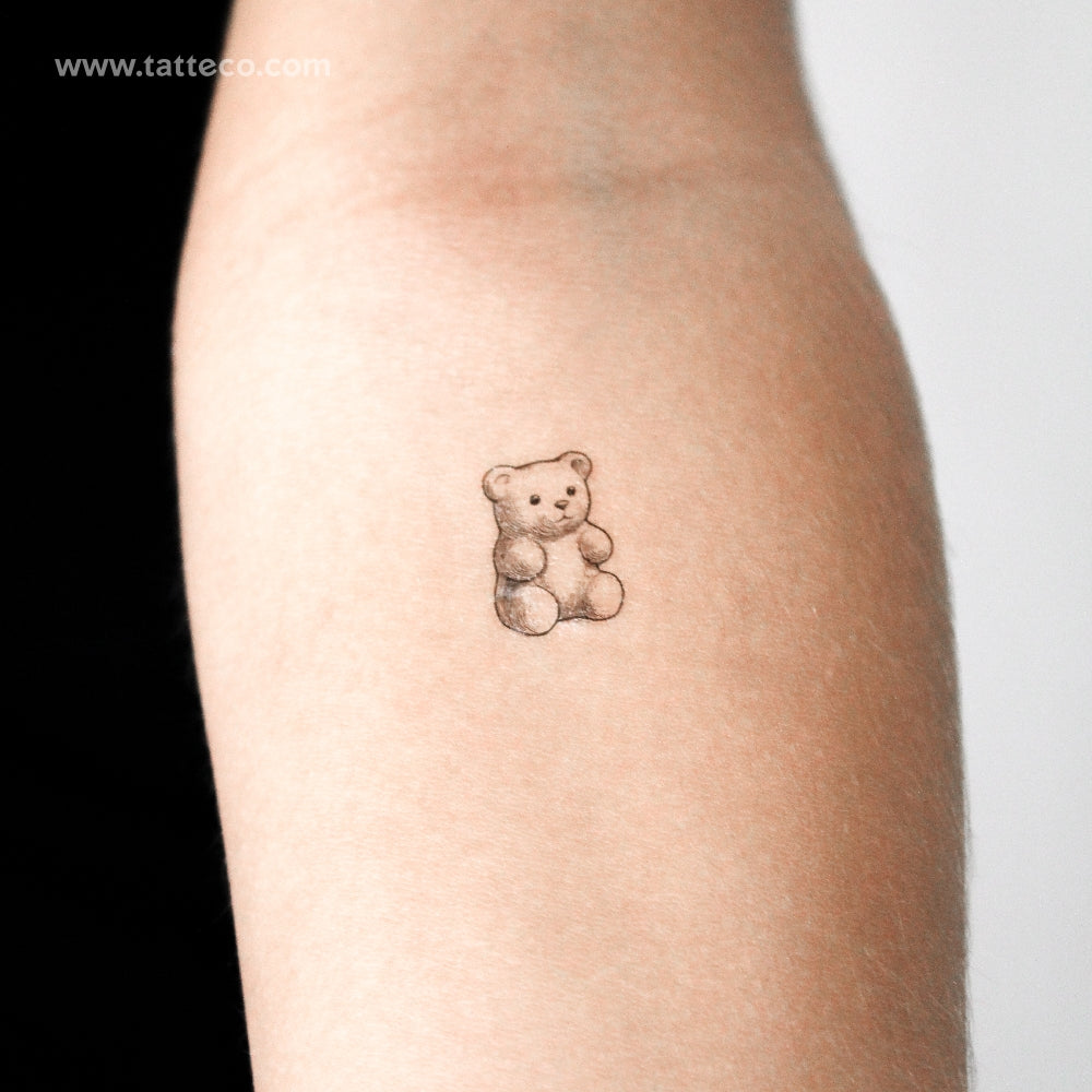 Gummy Bear Temporary Tattoo - Set of 3