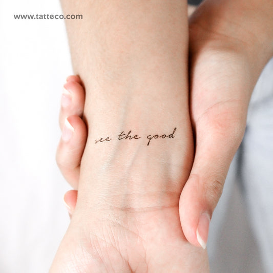 See The Good Temporary Tattoo - Set of 3