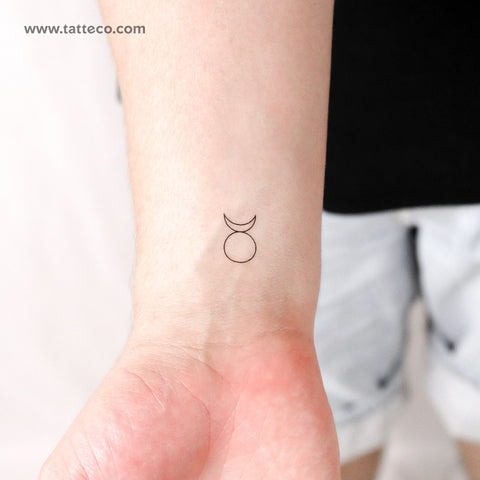 Horned God Temporary Tattoo - Set of 3