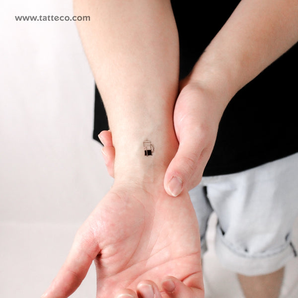 Little French Press Temporary Tattoo - Set of 3