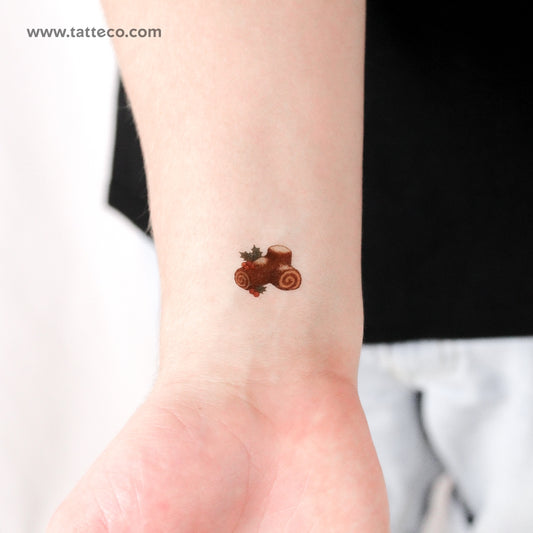 Tatuaje temporal de tronco de Navidad - Juego de 3