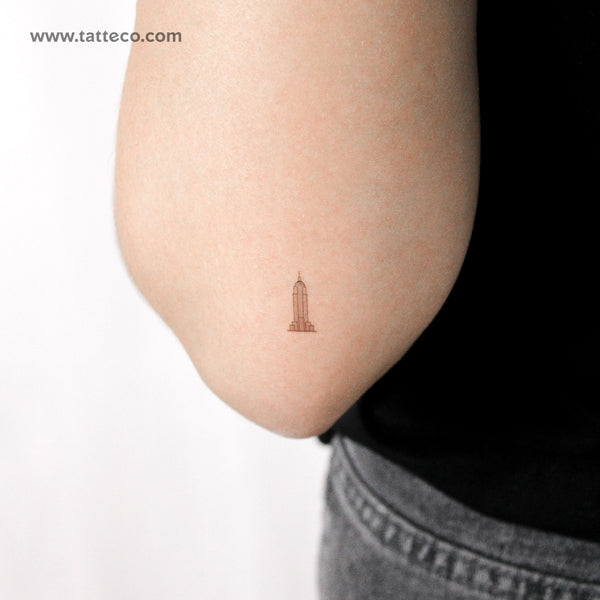 Empire State Building Temporary Tattoo - Set of 3