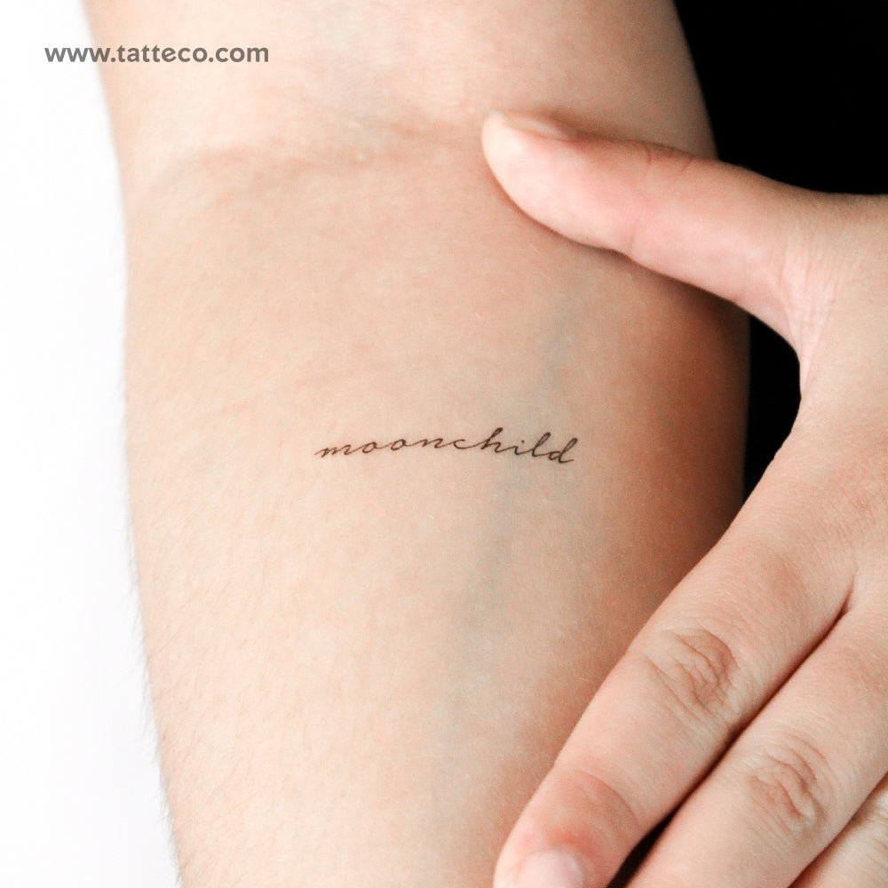 Tatuaje temporal de Moonchild - Juego de 3