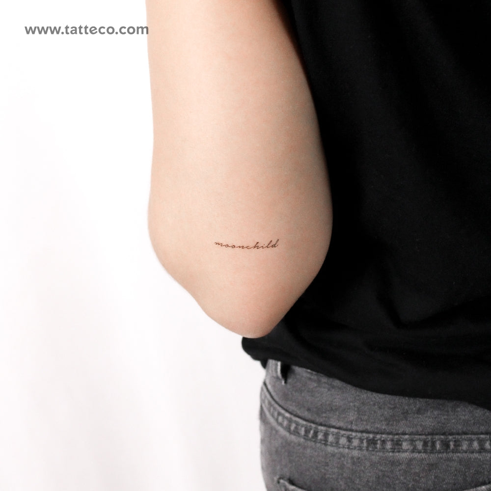 Tatuaje temporal de Moonchild - Juego de 3