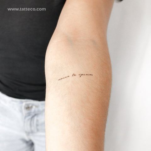 Nosce Te Ipsum Temporary Tattoo - Set of 3
