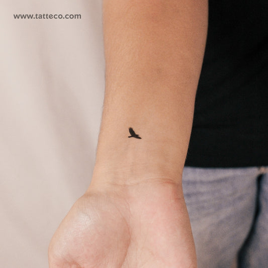 Tatuaje temporal de águila (2 semanas) - Juego de 2