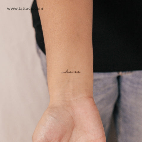 Ohana Semi-Permanent Tattoo - Set of 2
