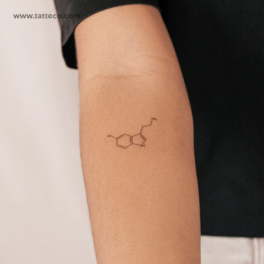 Tatuaje semipermanente de serotonina - Juego de 2