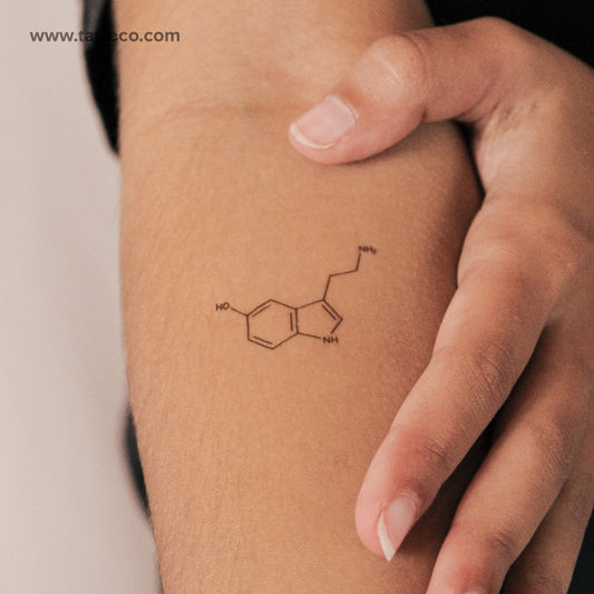 Tatuaje semipermanente de serotonina - Juego de 2
