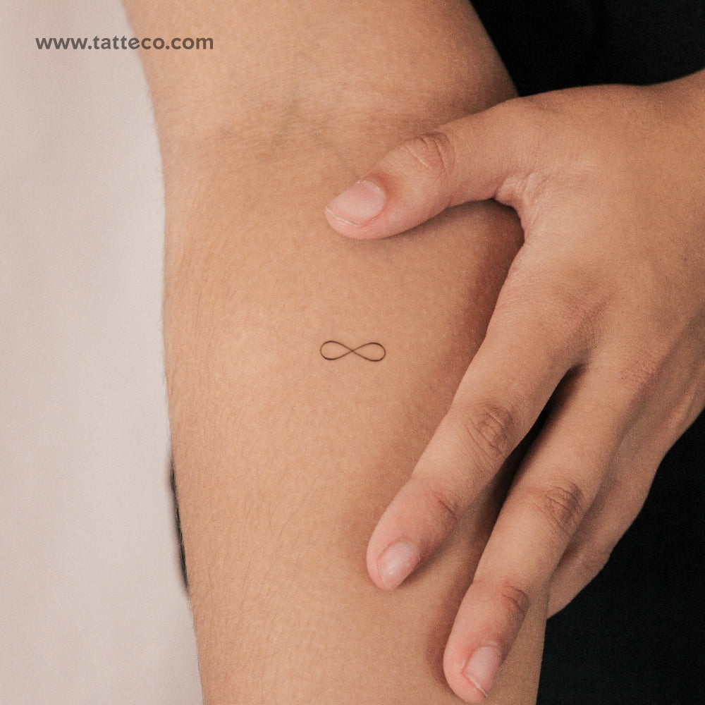 Small Infinity Symbol Semi-Permanent Tattoo - Set of 2