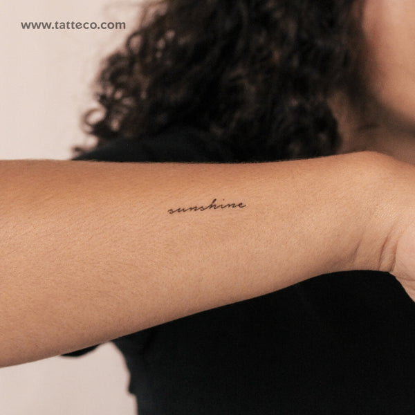 Sunshine Semi-Permanent Tattoo - Set of 2