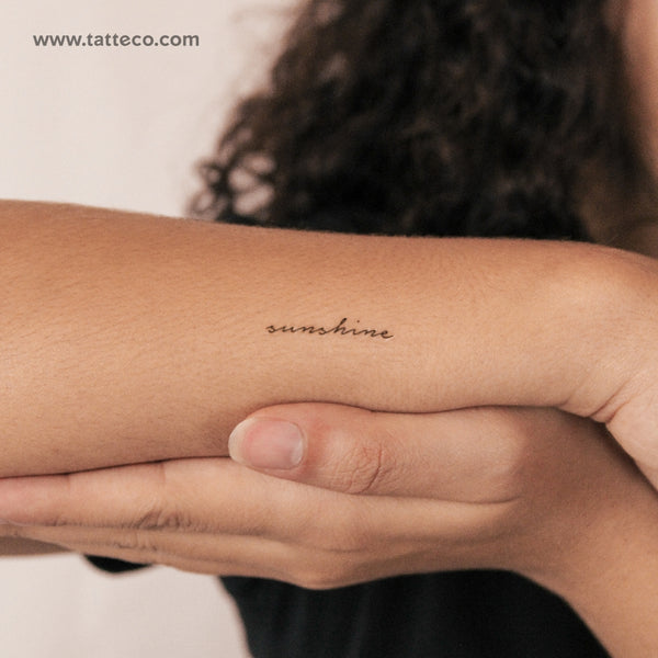 Sunshine Semi-Permanent Tattoo - Set of 2