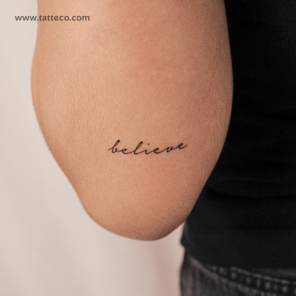 Tatuaje semipermanente Believe - Juego de 2