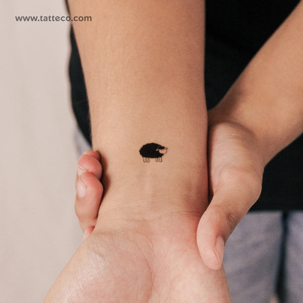 Black Sheep Semi-Permanent Tattoo - Set of 2