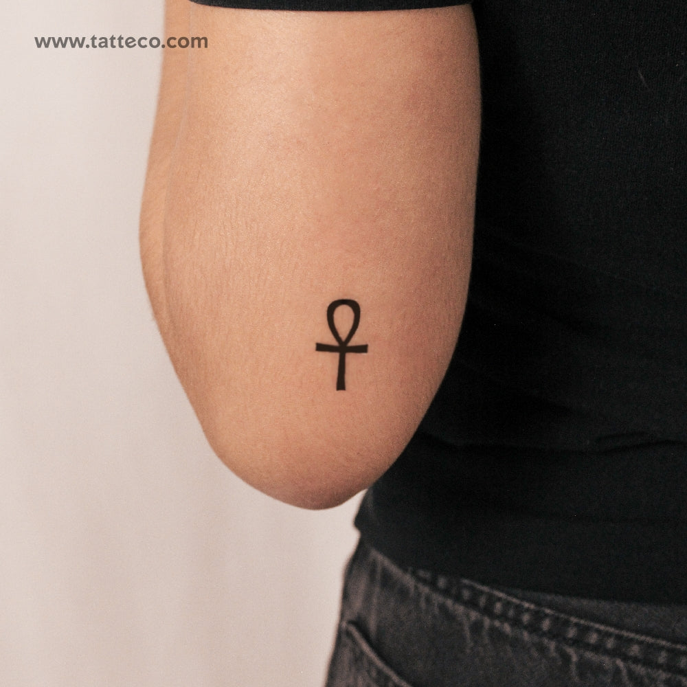 Tatuaje semipermanente de Ankh - Juego de 2