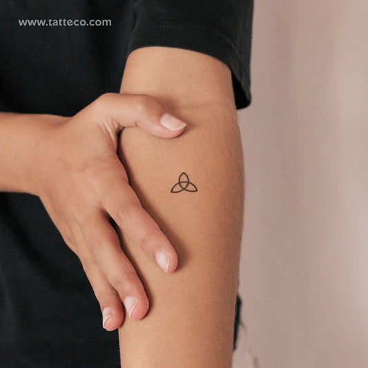 Tatuaje semipermanente Triquetra - Juego de 2