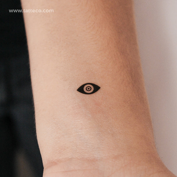 Black Nazar Evil Eye Semi-Permanent Tattoo - Set of 2