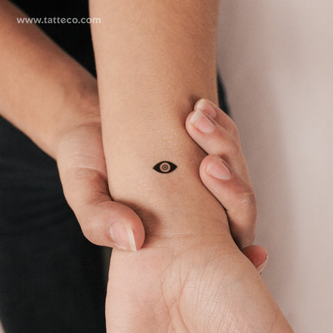 Black Nazar Evil Eye Semi-Permanent Tattoo - Set of 2