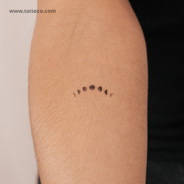 Lunar Phases Semi-Permanent Tattoo - Set of 2