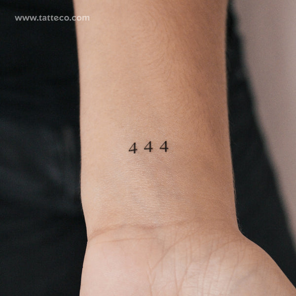 444 Semi-Permanent Tattoo - Set of 2