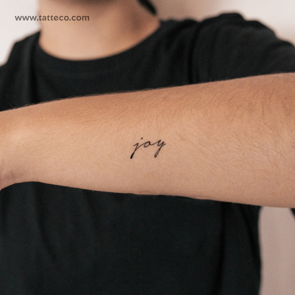 Joy Semi-Permanent Tattoo - Set of 2