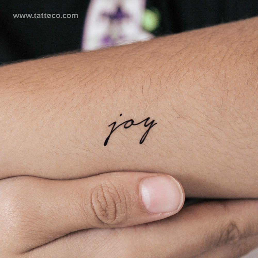 Joy Semi-Permanent Tattoo - Set of 2