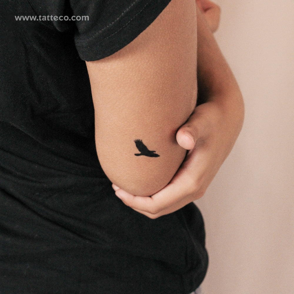 Tatuaje semipermanente de águila - Juego de 2