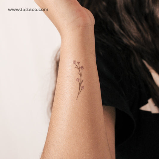 Tatuaje temporal de aliento de bebé - Juego de 3