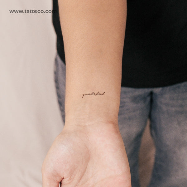Grateful Semi-Permanent Tattoo - Set of 2