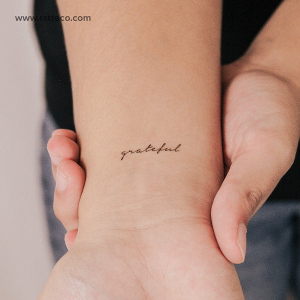 Grateful Semi-Permanent Tattoo - Set of 2