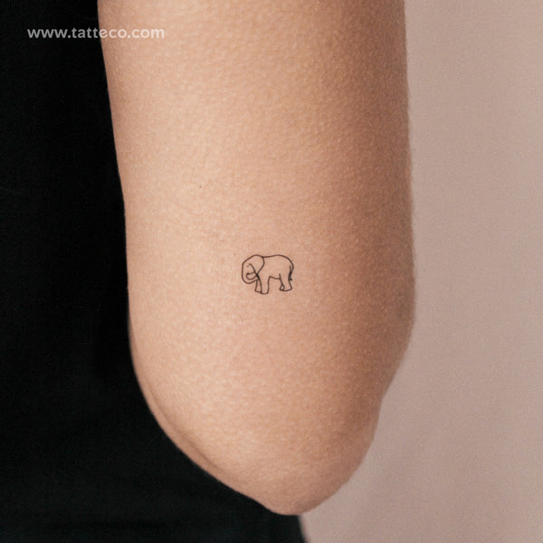 Elephant Semi-Permanent Tattoo - Set of 2
