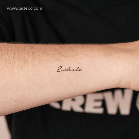 Tatuaje semipermanente Exhale - Juego de 2
