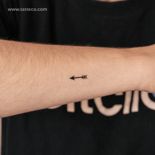 Tiny Arrow Semi-Permanent Tattoo - Set of 2
