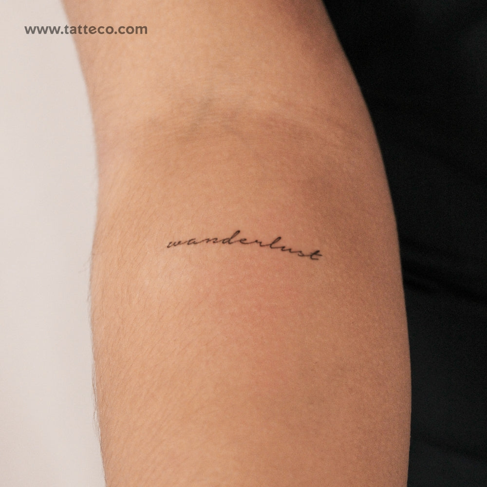 Tatuaje semipermanente Wanderlust - Juego de 2