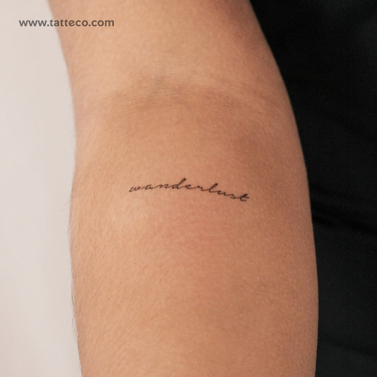 Tatuaje semipermanente Wanderlust - Juego de 2