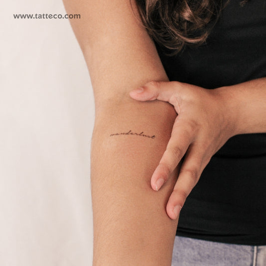 Tatuaje semipermanente Wanderlust - Juego de 2