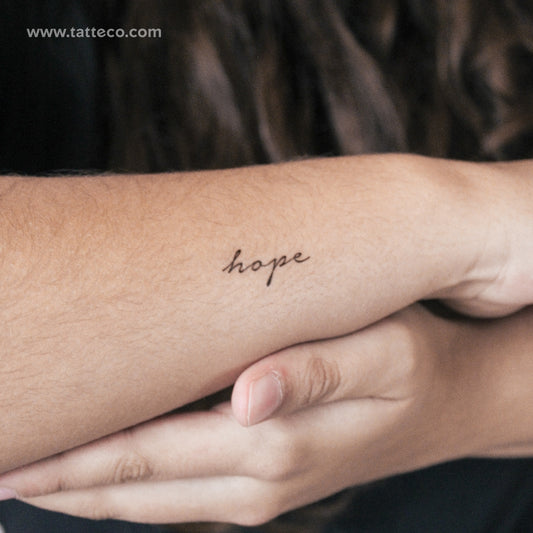 Tatuaje semipermanente "Esperanza" - Juego de 2