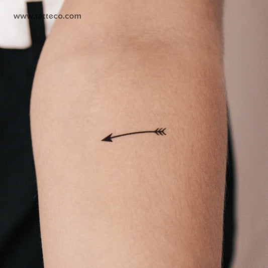 Tatuaje semipermanente de flecha - Juego de 2